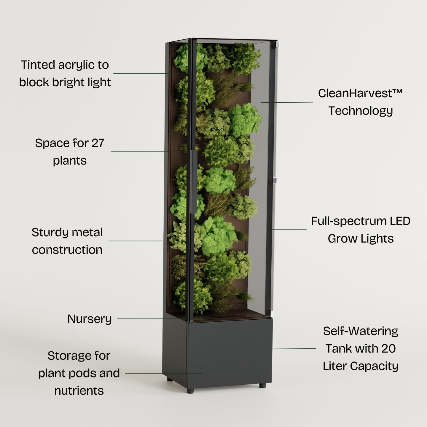 Vext Smart Garden Cabinet